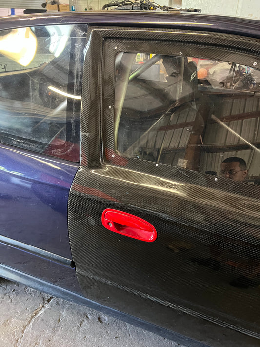 1996-2000 Honda civic hatch/coupe carbon race doors