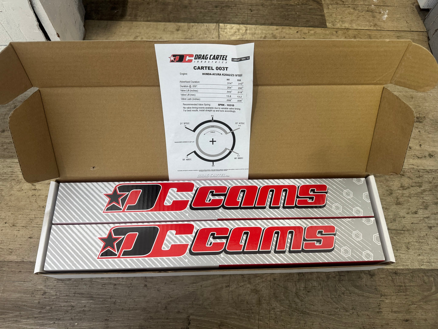 K series new drag cartel 3T cams