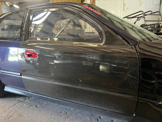 1996-2000 Honda civic hatch/coupe carbon race doors