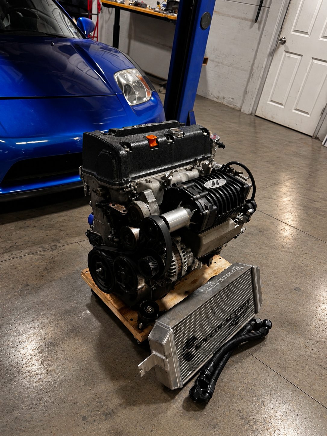 Built k24 supercharger package