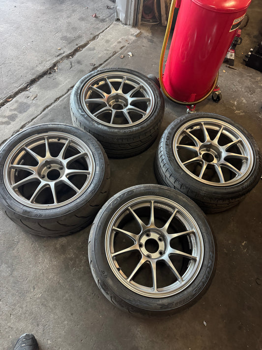 WedsSport TC105N 17x9 +25 Hyper Silver