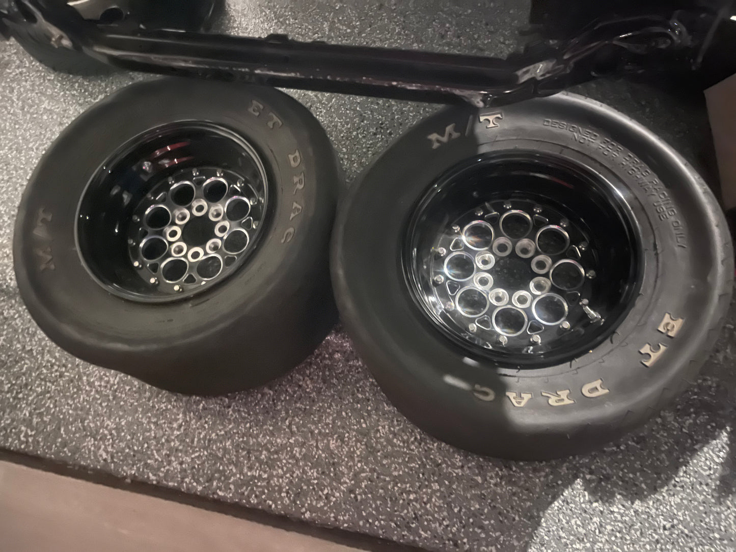 Used (13x9) weld wheels with tires