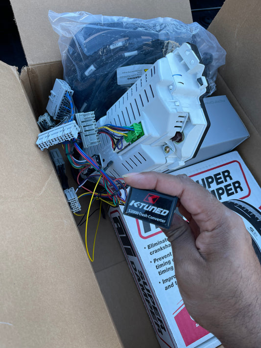 S2000 AP1 cluster with wireworx connectors