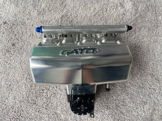 K series Gato billet intake manifold with Ross 90mm