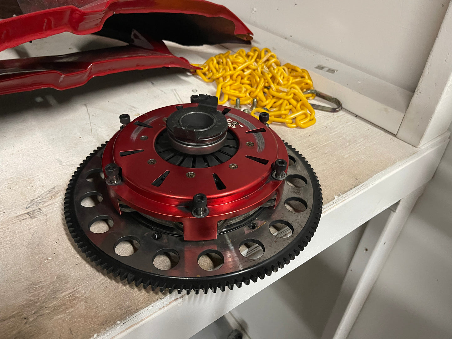 Action clutch twin disc