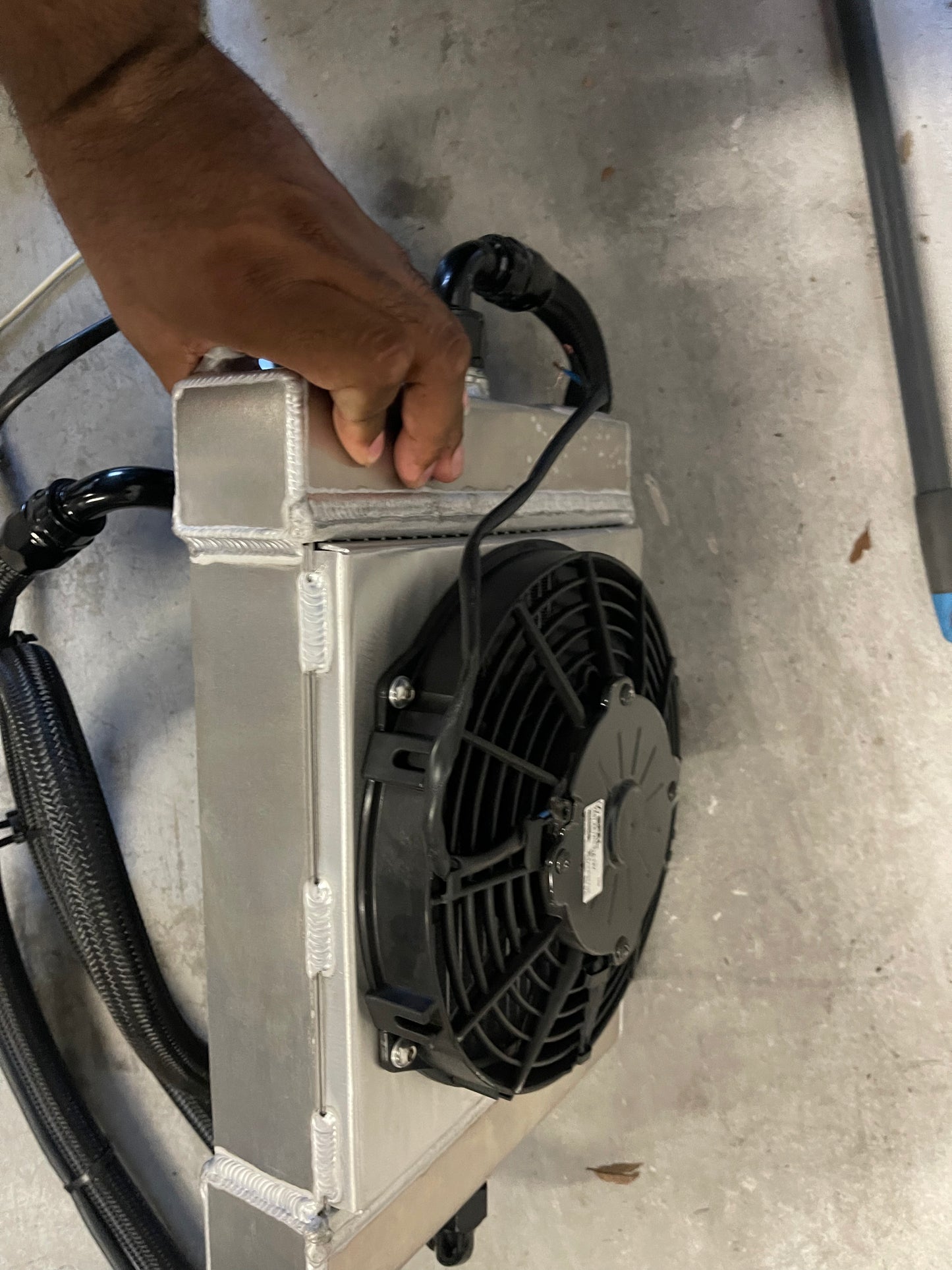 B series Meziere water pump set up