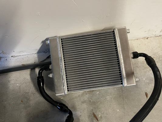 B series Meziere water pump set up