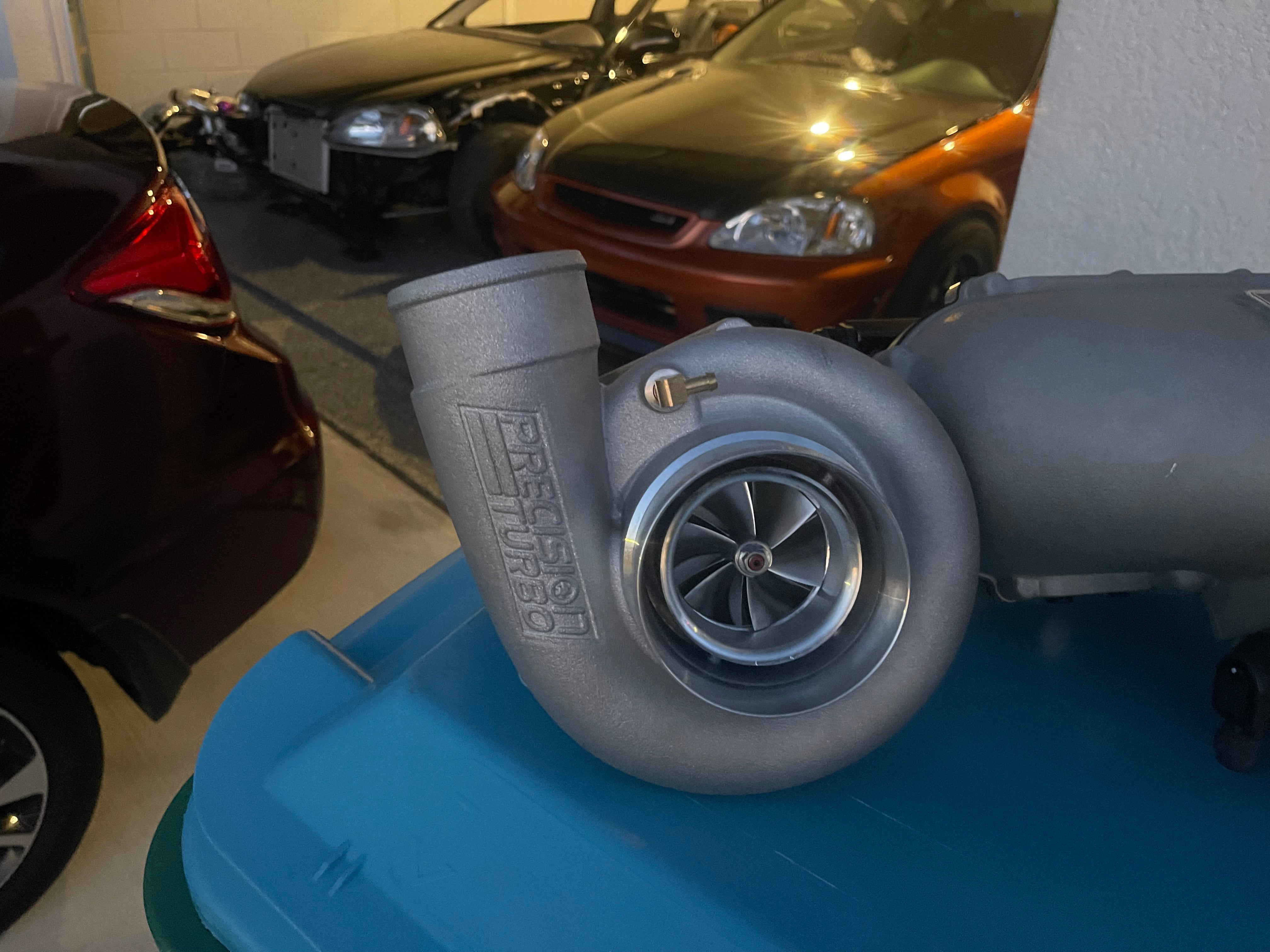 Precision Turbo SP CEA Billet 6766 Journal Bearing T4 .96 VBand KS