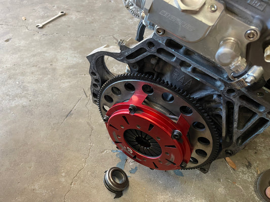 Action clutch twin disc