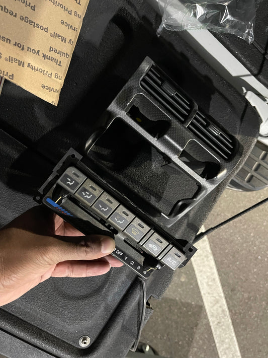 Integra type r carbon center ac vent with controls