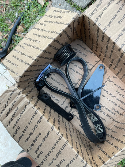 Brand new k tune alternator relocate