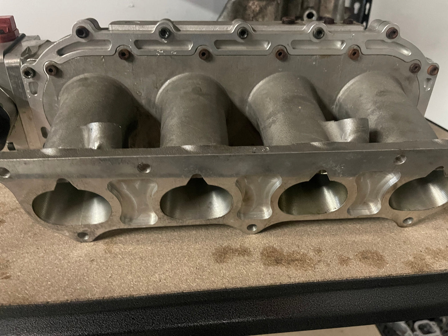 Skunk2 manifold cnc ported with fuel set up