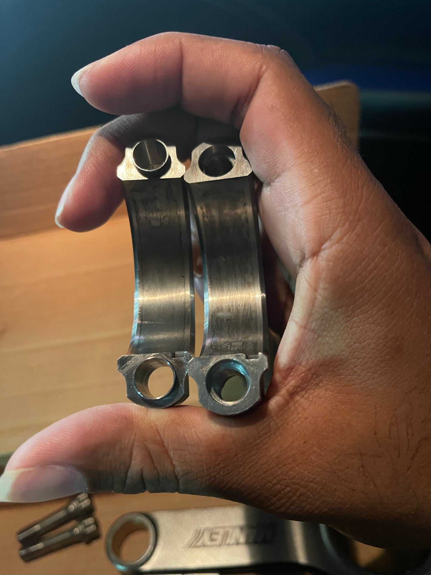 Manley k20 rods with arp2000 bolts