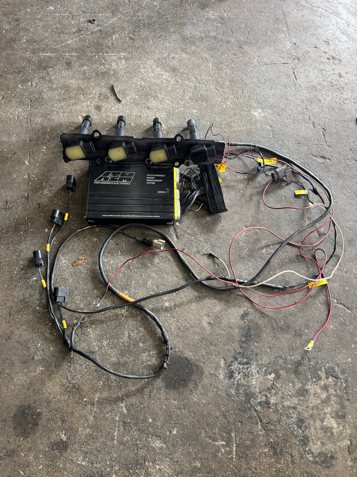 Obd1 Aem v2 ecu with coil on plug