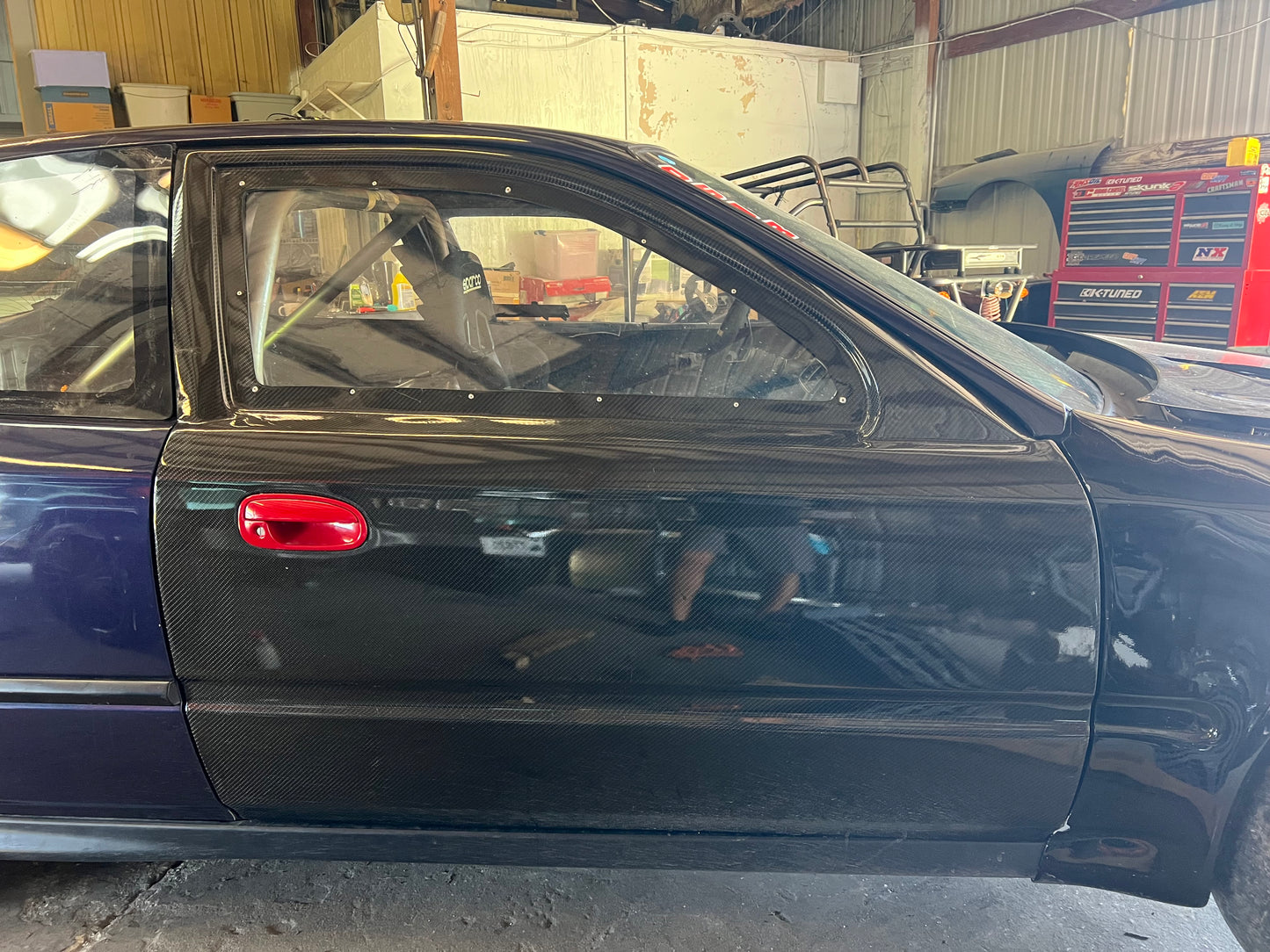 1996-2000 Honda civic hatch/coupe carbon race doors