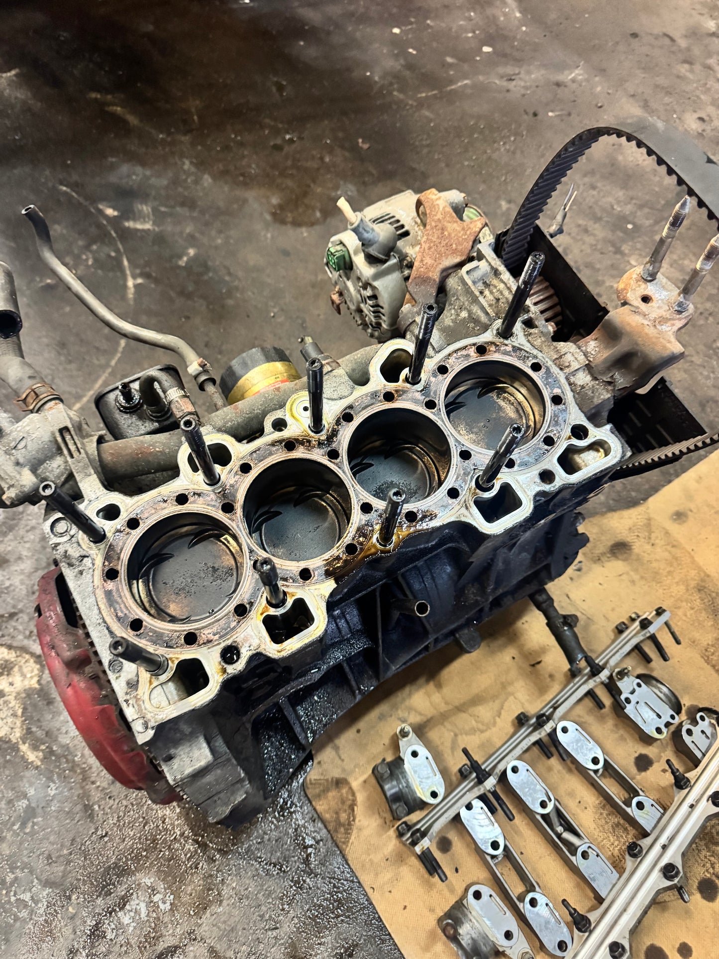 B16a2 built turbo short block