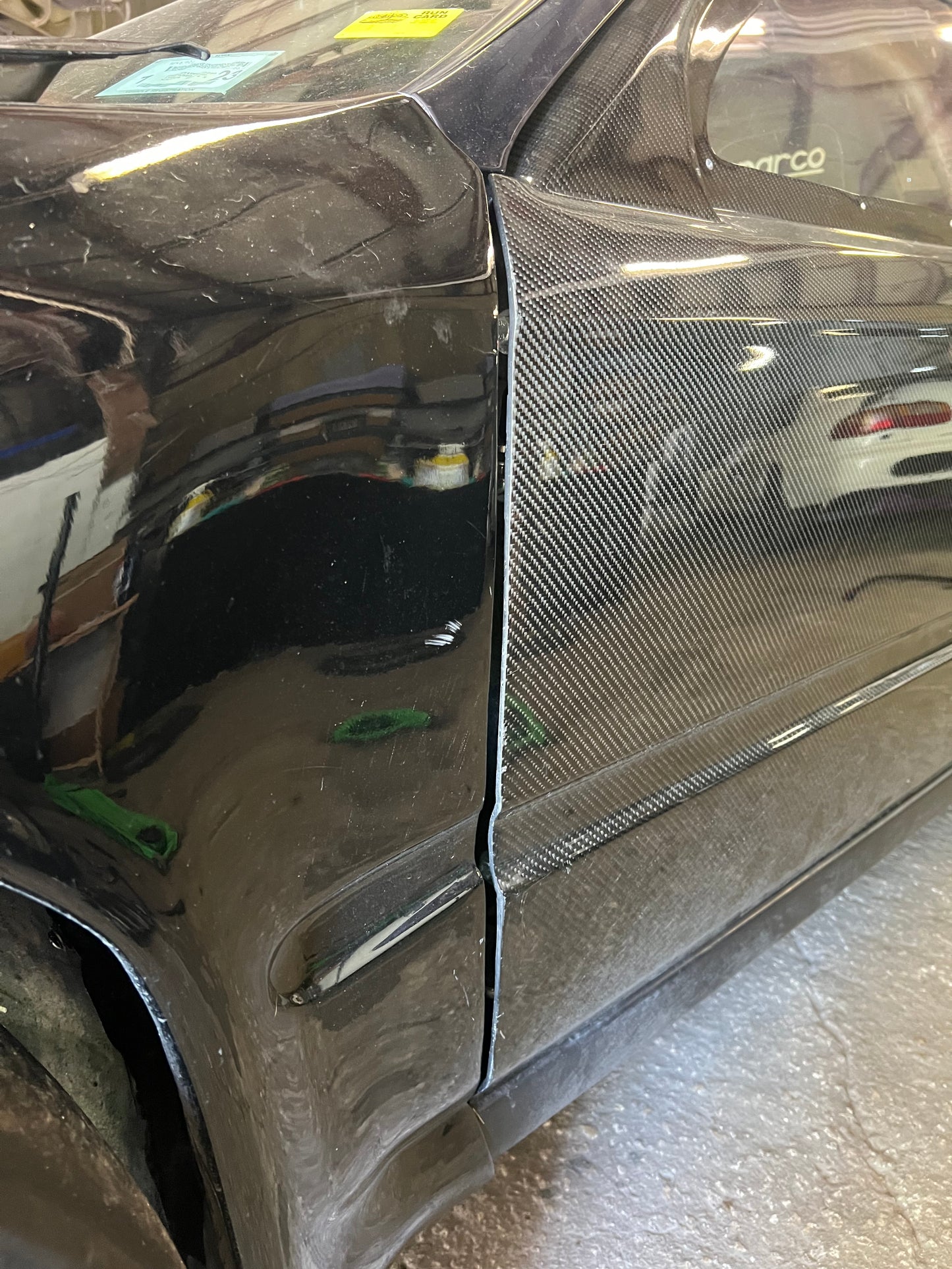 1996-2000 Honda civic hatch/coupe carbon race doors