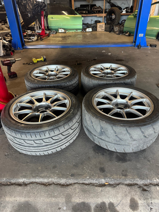WedsSport TC105N 17x9 +25 Hyper Silver