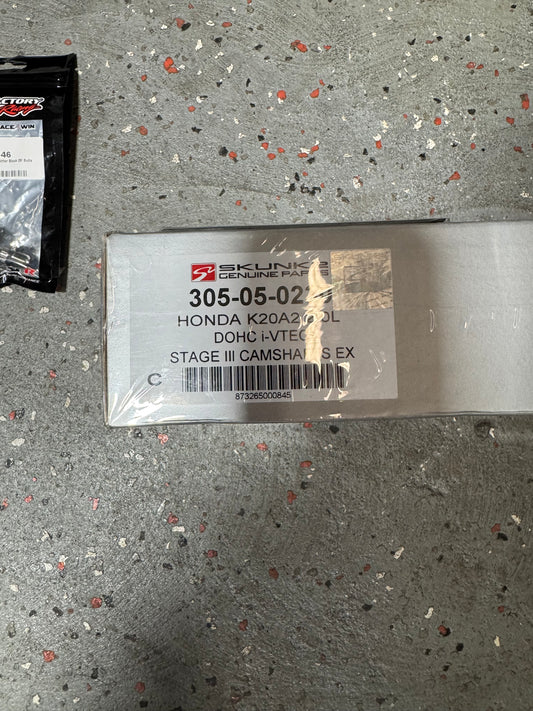 Skunk2 tuner 3 cams and BC rods