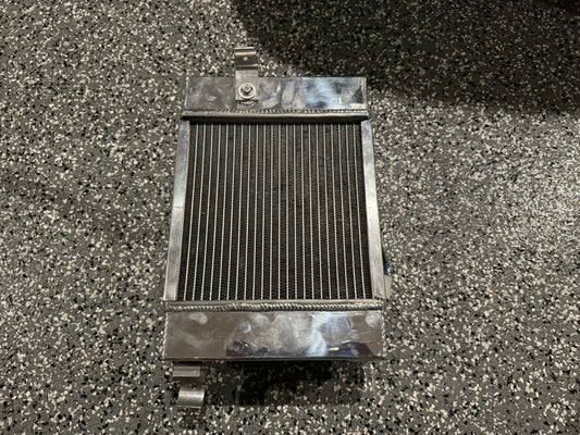 Plm race radiator with spal fan