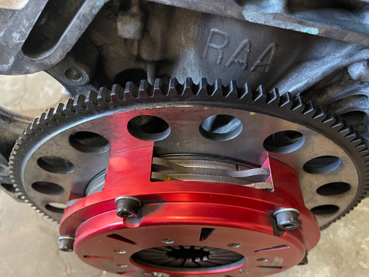 Action clutch twin disc